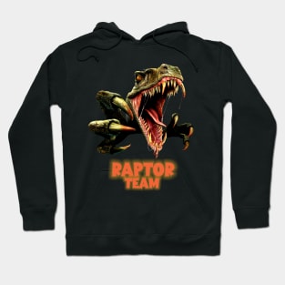 Raptor Dino Team Jurassic velociraptor dinosaur -T shirt Hoodie